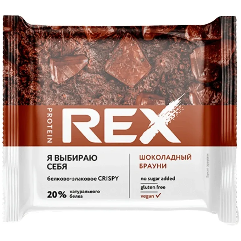 Хлебцы ProteinRex Royal Cake протеино-злаковые Шоколадный брауни 55г