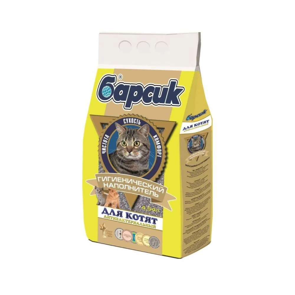 Наполнитель Барсик для котят 4,54л