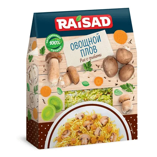 Рис Raisad с грибами Овощной плов 200г