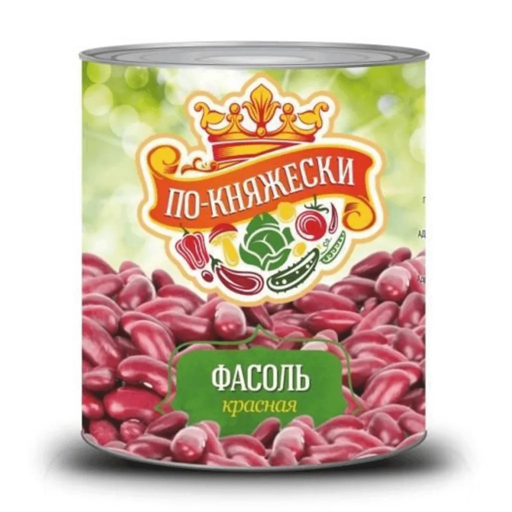 Фасоль красная По-Княжески ж/б ключ 425г