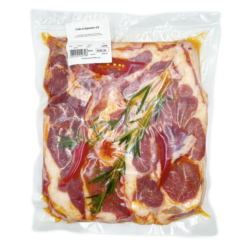 Стейк из баранины в/у