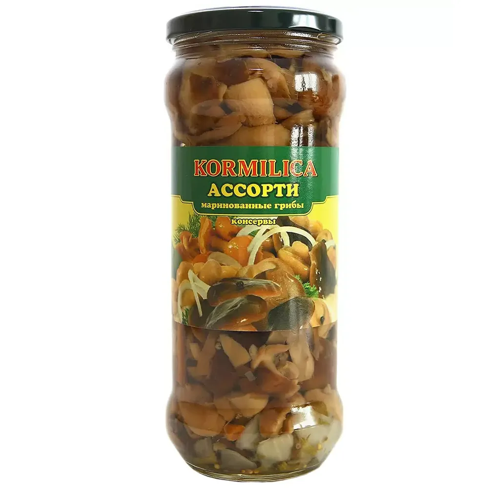 Грибное Ассорти Кормилица маринов 580мл