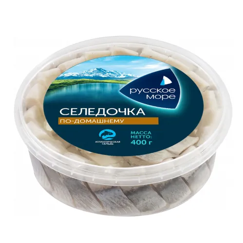 Селедочка Русское Море по-домашнему в масле 400г