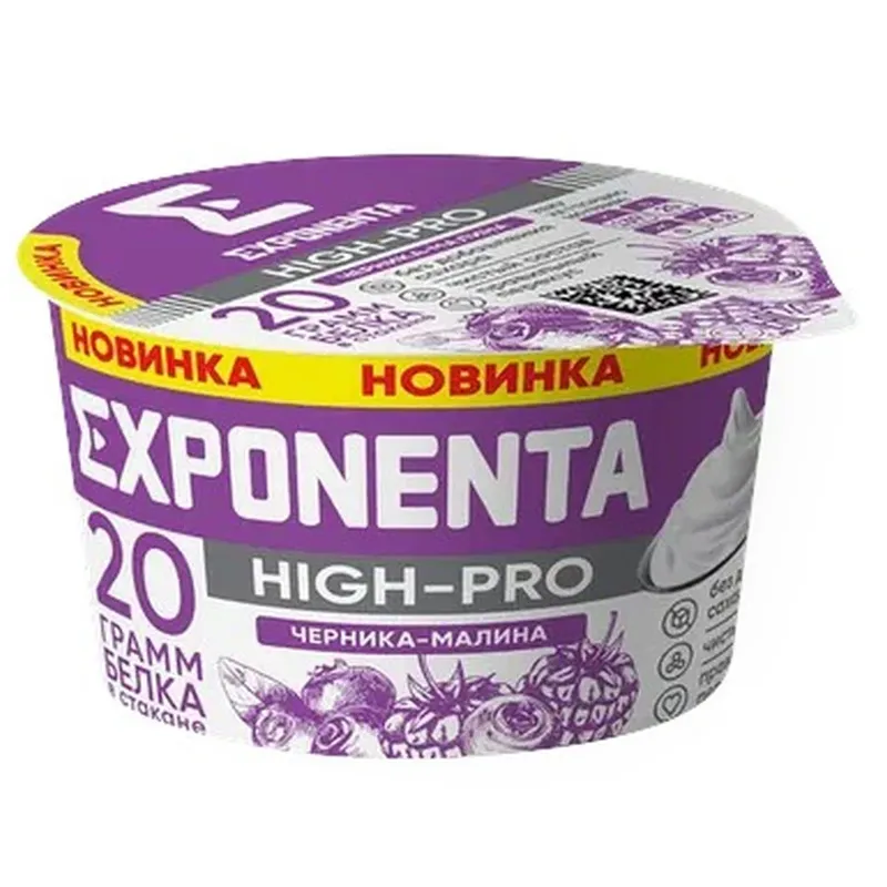 Продукт Exponenta High-pro черника малина 160г