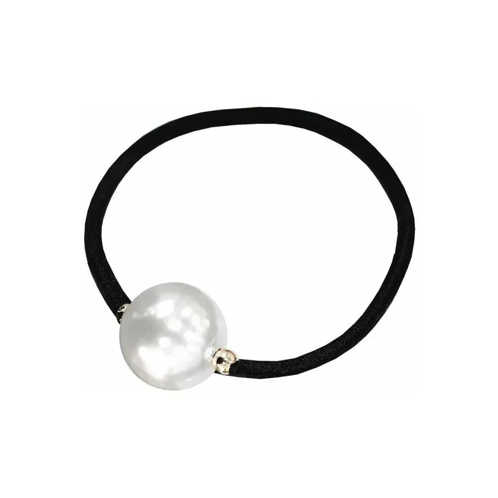 Украшение Studio Style д в (резинка) с жемчужиной 4404