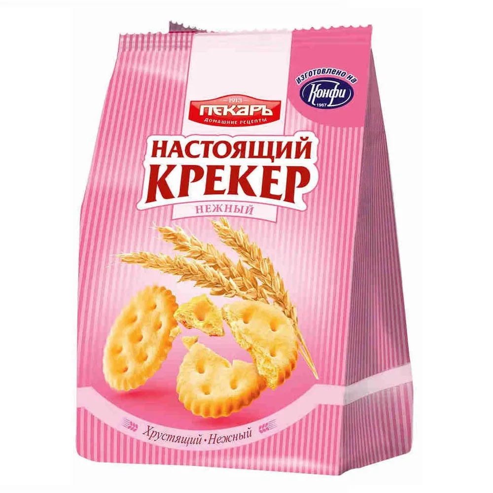 Крекер Настоящий крекер нежный Славянка 220г