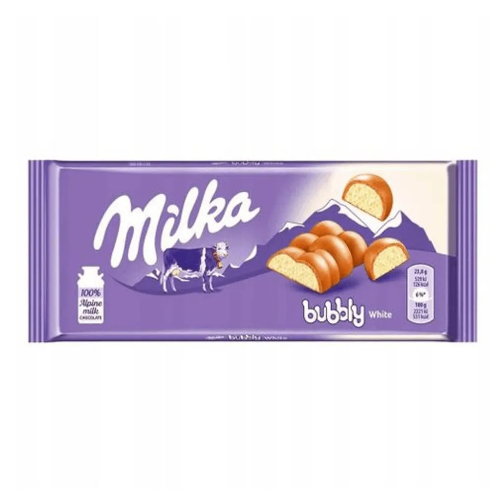Шоколад Milka Бабли Вайт 95г