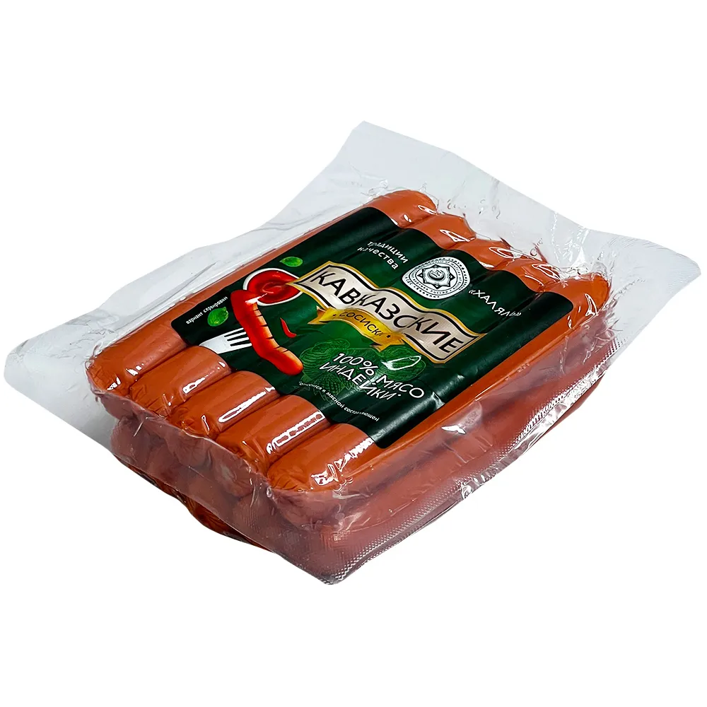 Сосиски Индилайт из индейки Кавказские в/у 380г