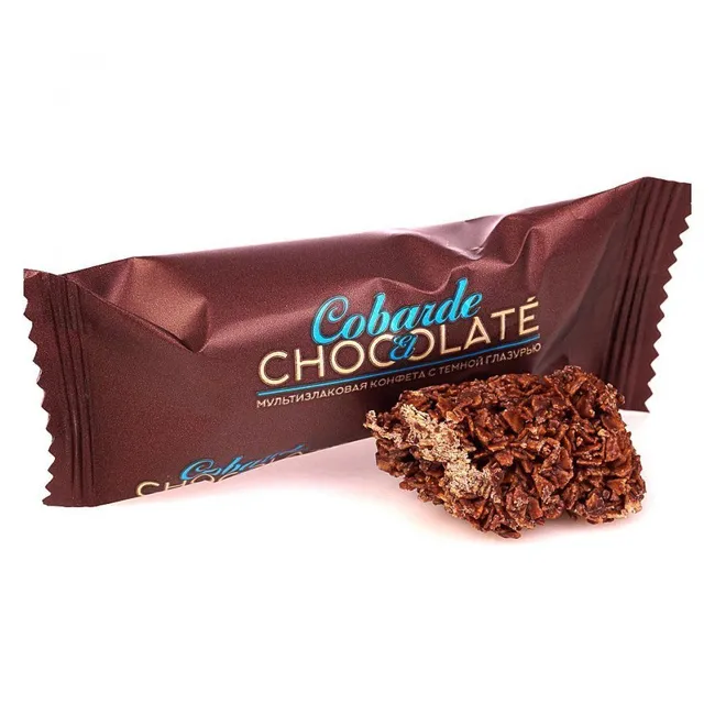 Конфеты Cobarde el Chocolate с черной глазурью