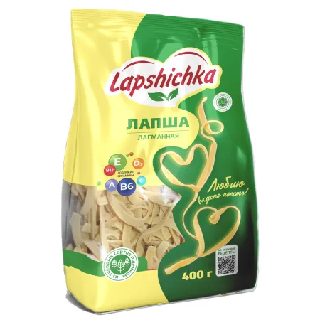 Лапш Lapshichkaа витаминная Лагманная 400г
