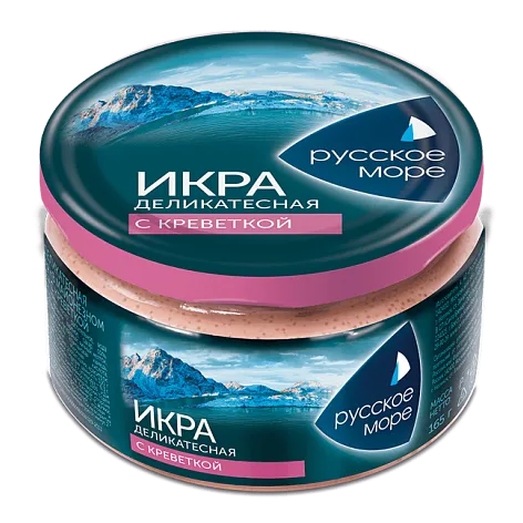Икра аналог Русское Море с креветкой деликат 165г