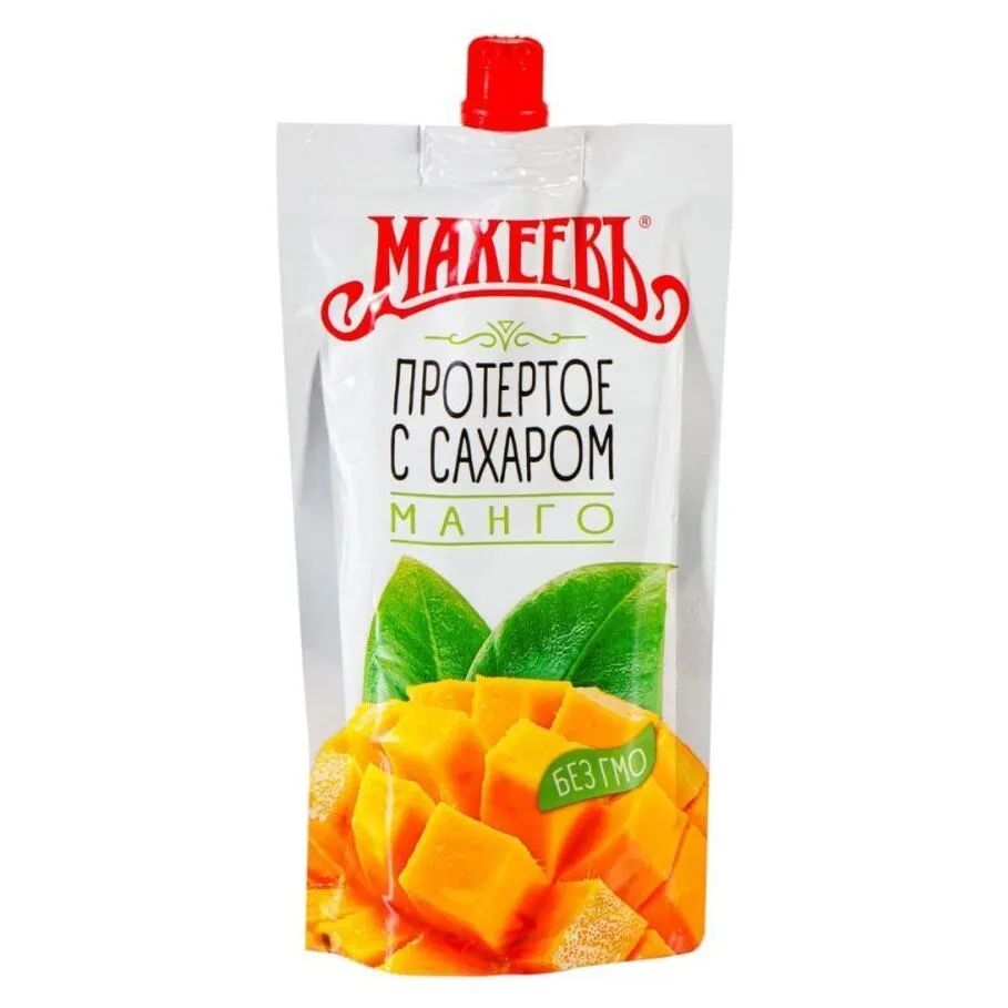 Манго протёртое Махеевъ с сахаром д/п 300г