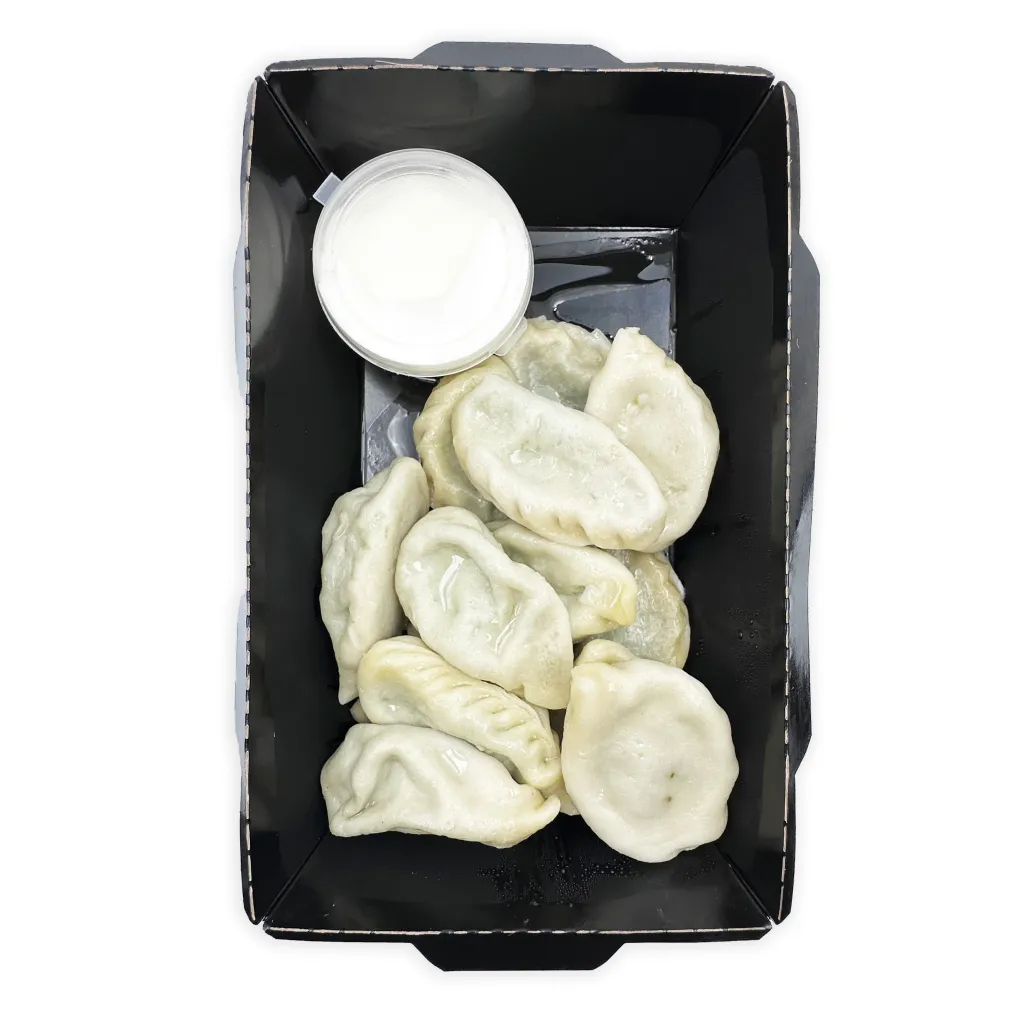 Ланч 6: Курзе с зеленью+сметана