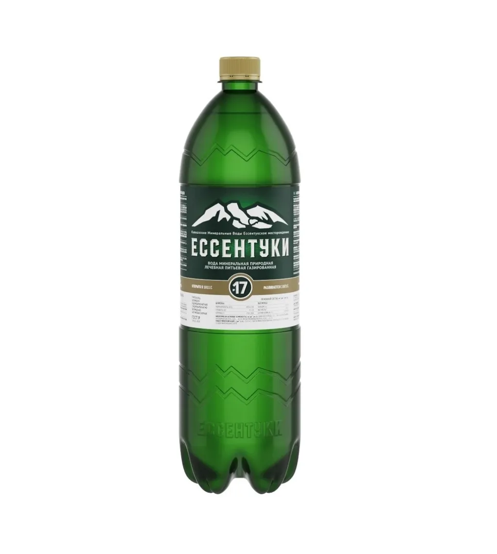 Вода мин Ессентуки №17 пл/б 1л Тэсти