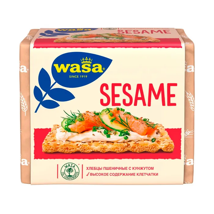 Хлебцы Wasa кунжутные 200г