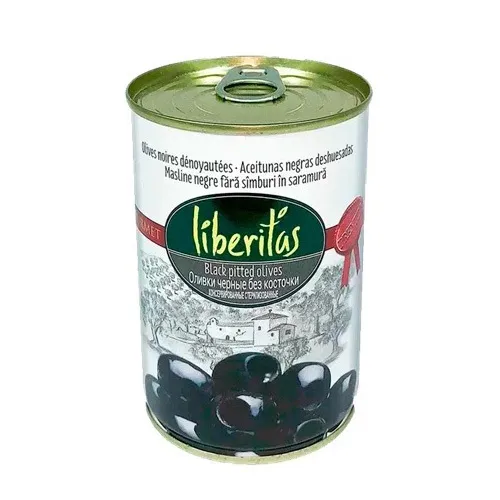 Оливки Liberitas черные б/к ж/б 300мл