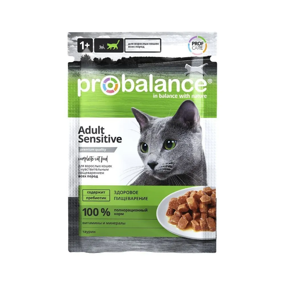 Корм ProBalance Sensitivi с чуствительным пищев 85 г
