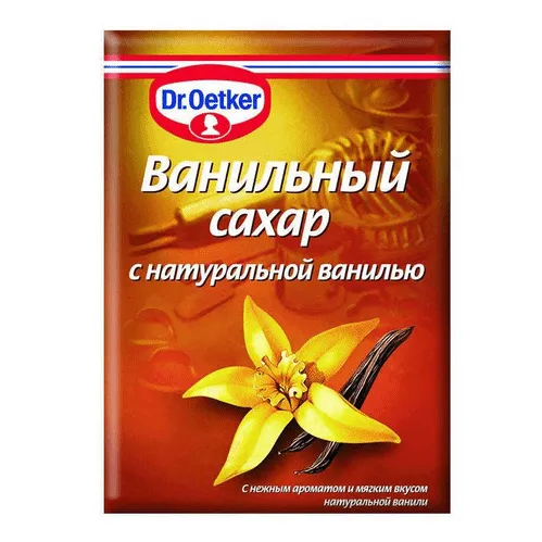 Сахар ванильный Dr.Oetker с нат ванилью 9г