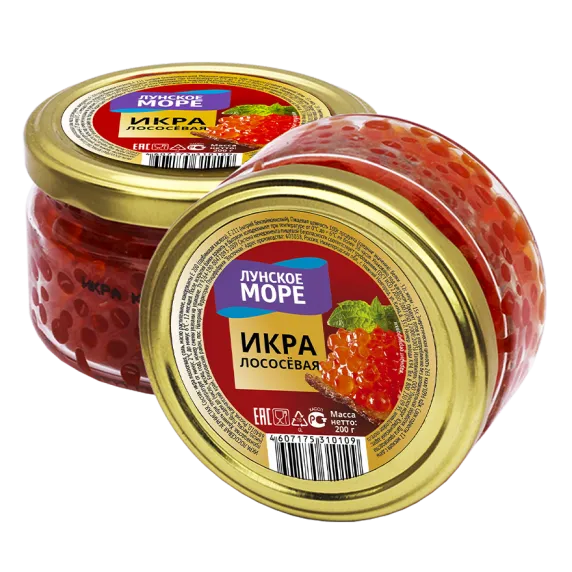Икра лососевая Кета Лунское море ст/б 200г