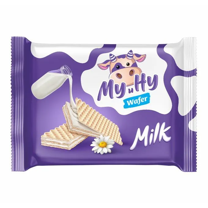 Вафли Сладонеж Му и Ну молочные 70г