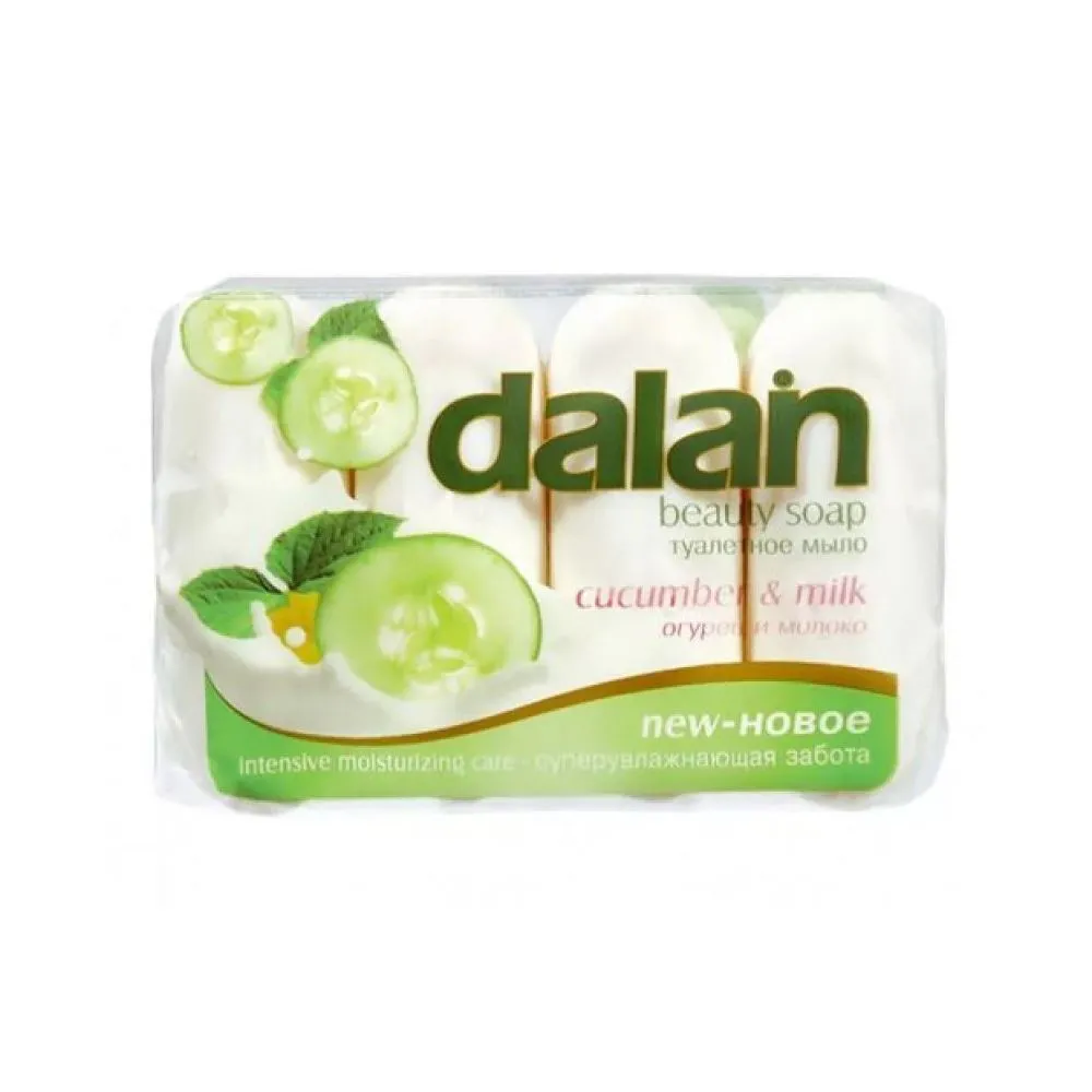 Мыло Dalan Beauty Огурец и Молоко 4*90г