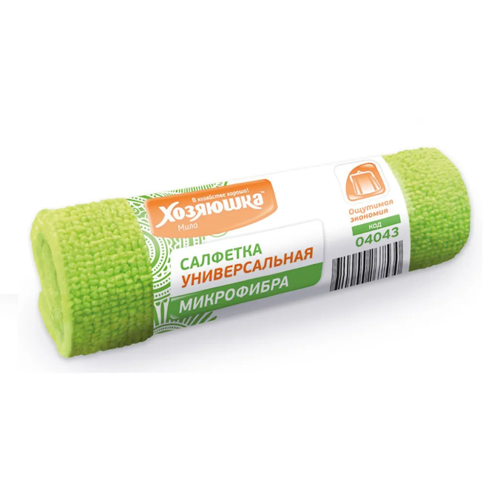 Салфетка Хозяюшка микрофибра универсальная 30*30
