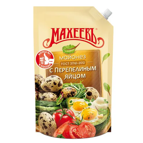 Майонез Махеевъ с перепелиным яйцом 50.5% 770г