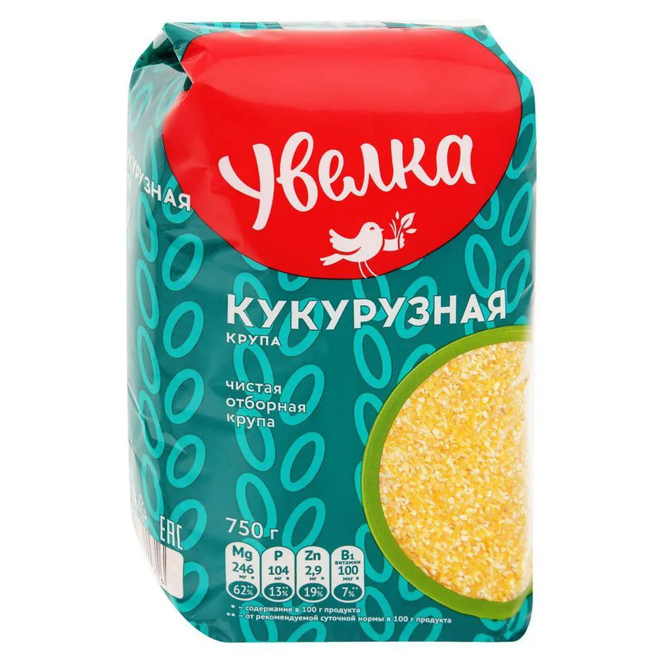 Крупа Увелка Кукурузная отборная 750г