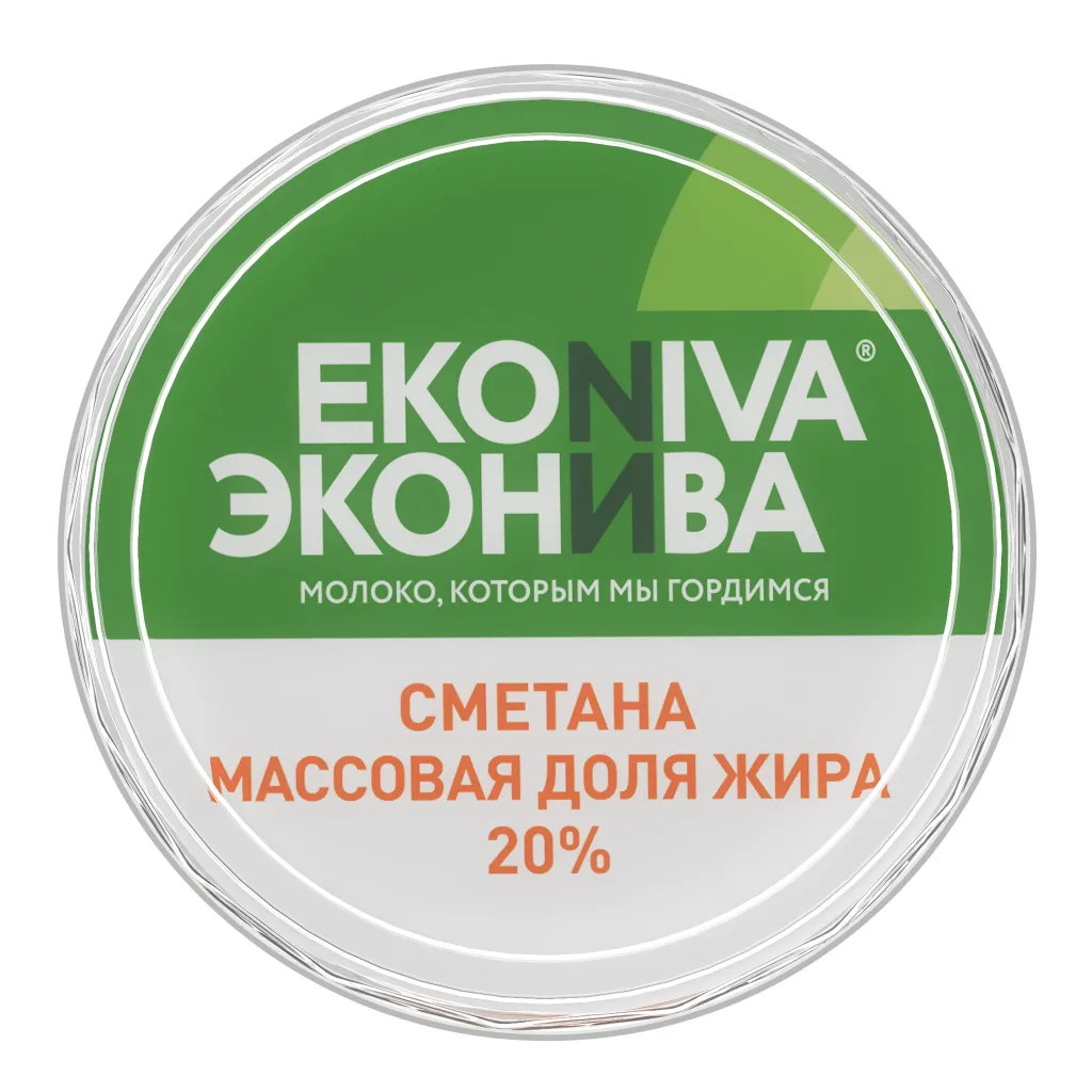 Сметана Эконива 20% 300г