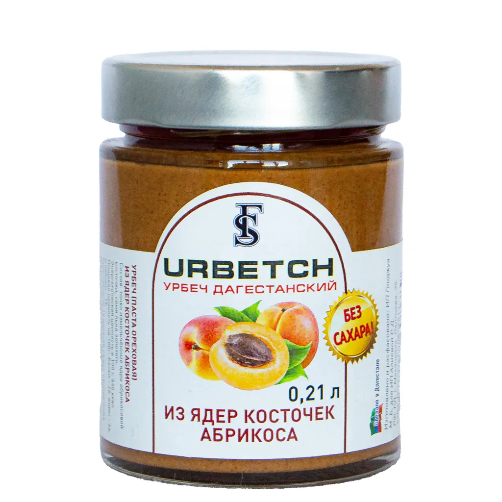 Урбеч без сахара Farsow абр. кост. 300г