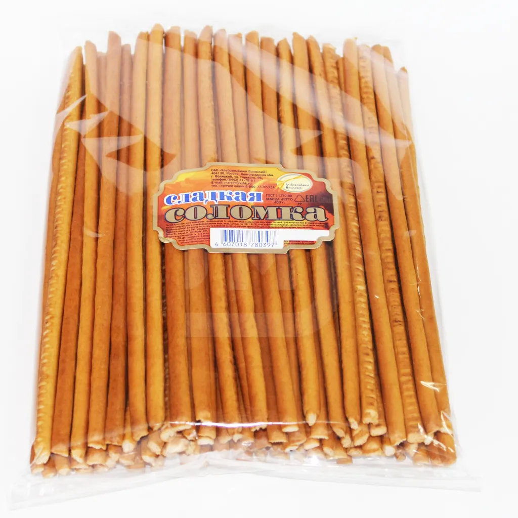 Соломка сладкая 270г Волжская