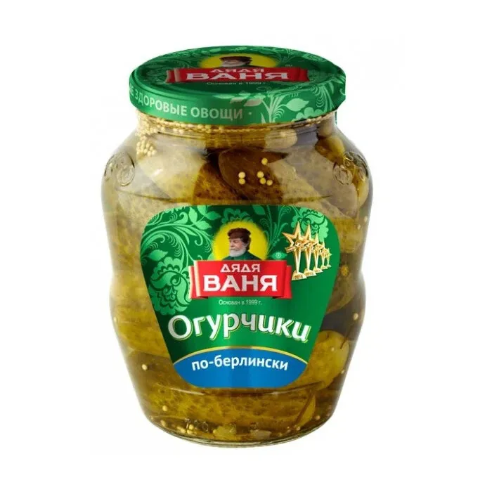 Огурцы Дядя Ваня По Берлински ст/б 680г