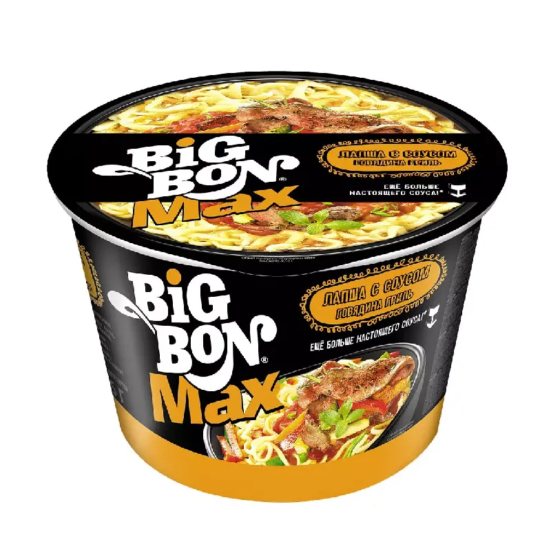 Лапша Биг Бон Говядина миска 95г
