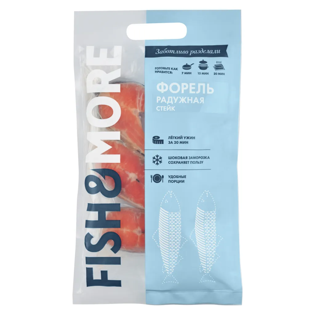 Форель стейк заморож Fish & More