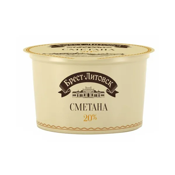 Сметана Брест Литовск 20% 180г