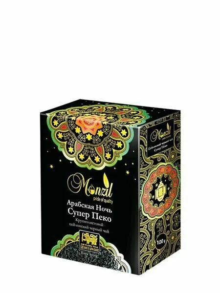 Чай Монзил Арабская ночь черный Супер Пекое 400г