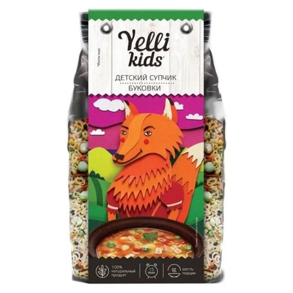 Супчик Детский Буковки Yelli 80г