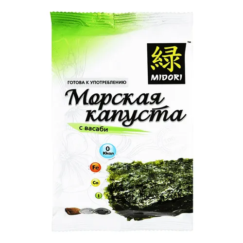 Морская капуста Midori с васаби 5г