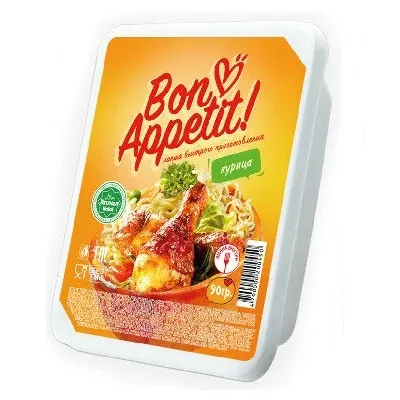 Лапша Bon Appetit б/п с курицей Лоток 90г