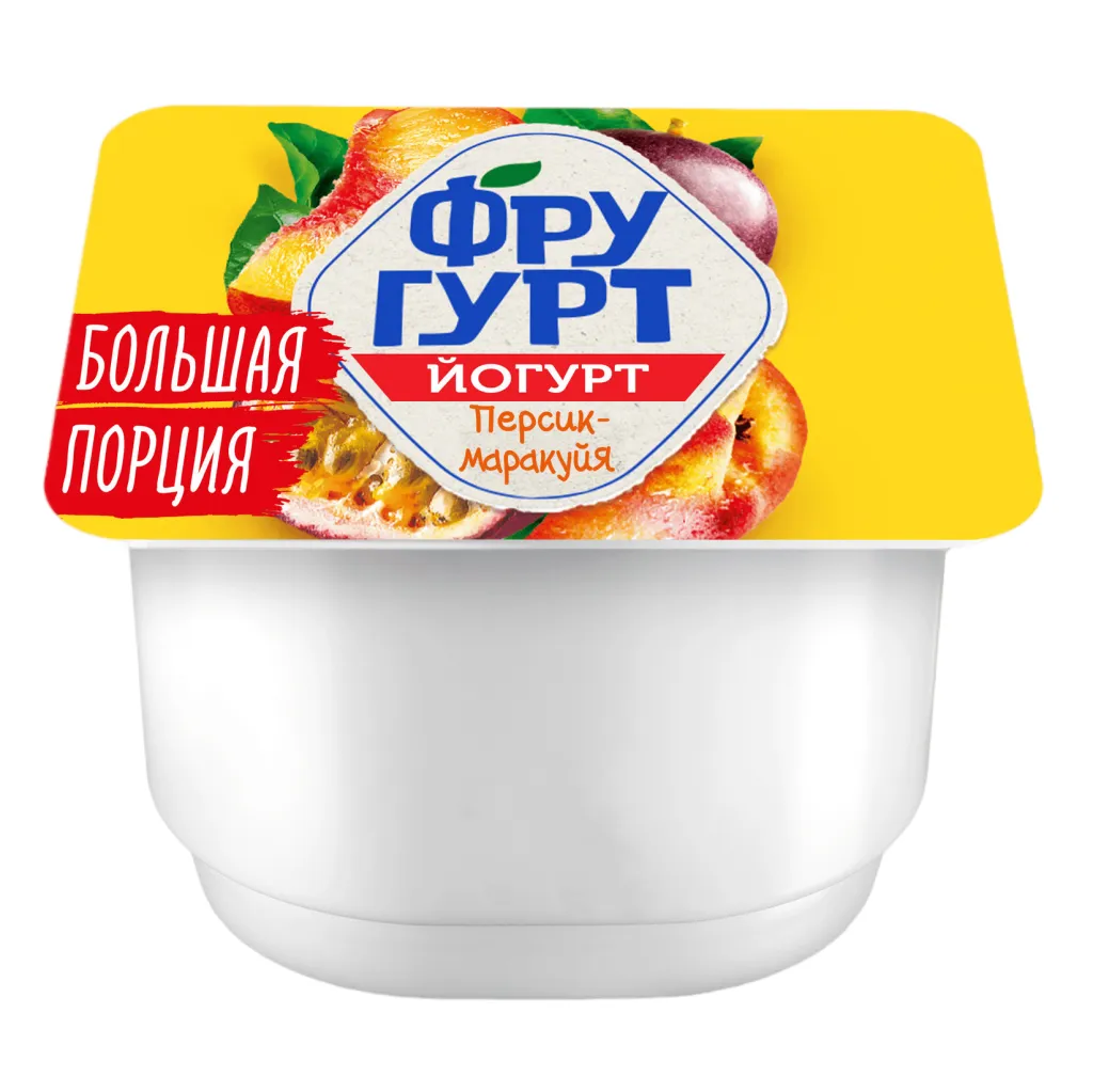 Йогурт Фругурт 2% персик-маракуйя 240г