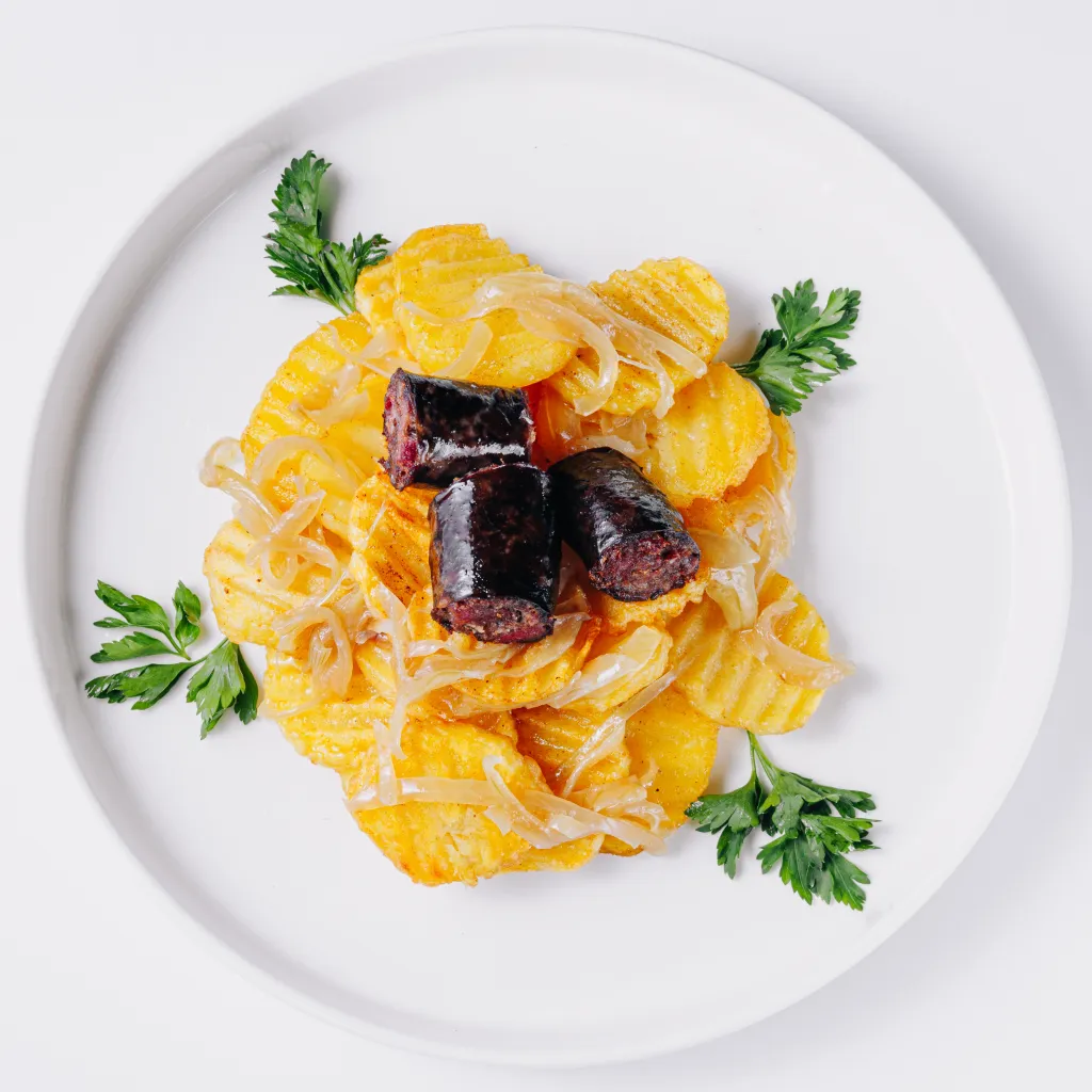 Жаркое по-домашнему с сушеной колбасой СП