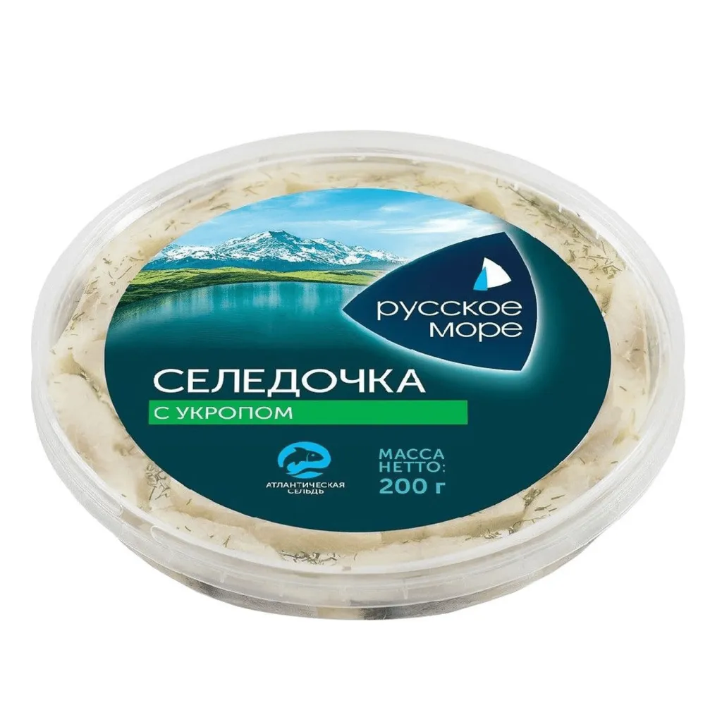 Сельдь Русское Море с укропом шайба 200г