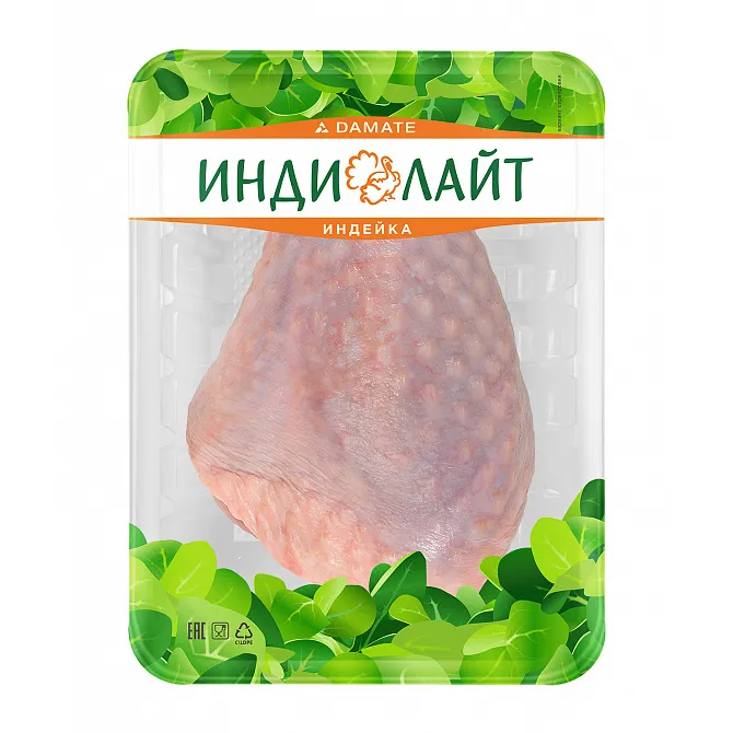 Голень индейки Индилайт Халяль на кости стрейч-лоток