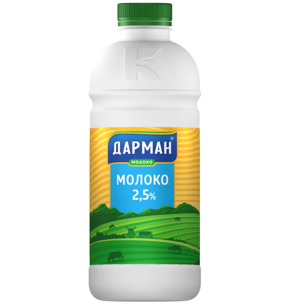 Молоко Дарман 2.5% п/бут 1000г