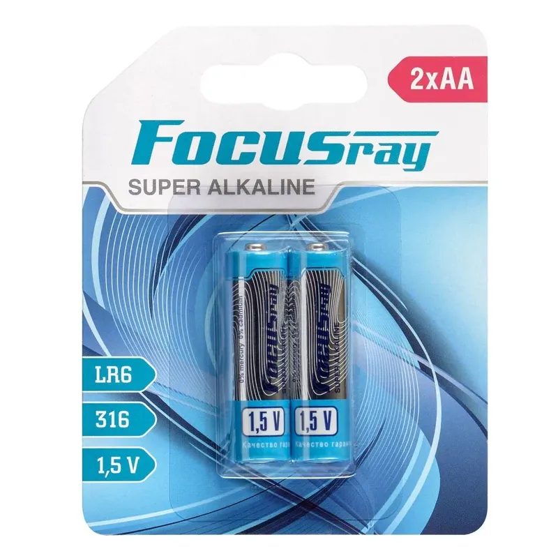 Батарейка FOCUSray Super Alkaline LR06 BL2