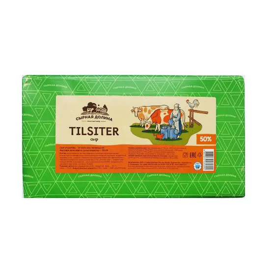 Сыр Тильзитер 50% Сырная долина Россия