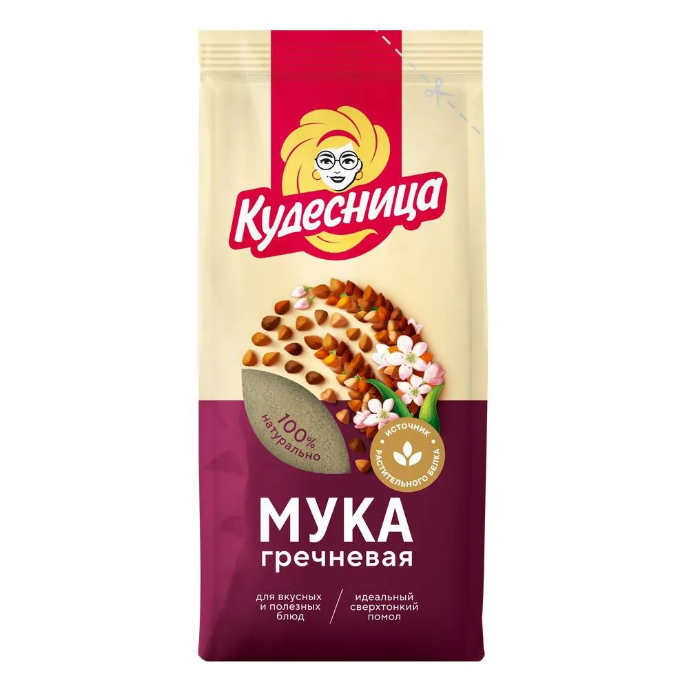 Мука Кудесница гречневая 500г