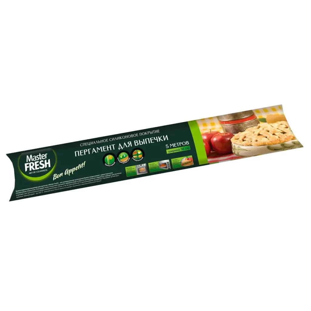 Пергамент для выпечки 38см*5м силикониз Master Fresh короб