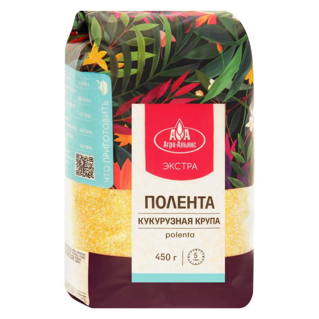 Крупа Полента Агроальянс Экстра 450г