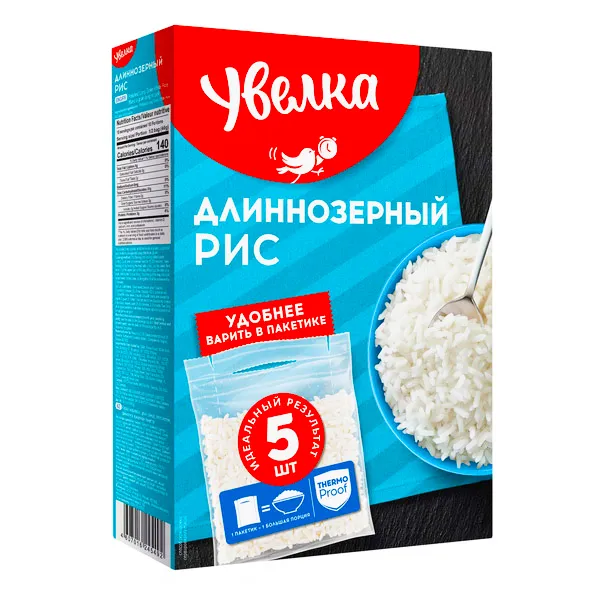 Рис Увелка длиннозерный шлифованный вар/пак 5x80г